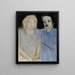 Amis - Helene Schjerfbeck — gerahmtes Bild an der Wand