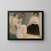 Mädchen beim Lesen - Helene Schjerfbeck — gerahmtes Bild an der Wand