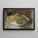 Naturmorte in Grün - Helene Schjerfbeck — gerahmtes Bild an der Wand