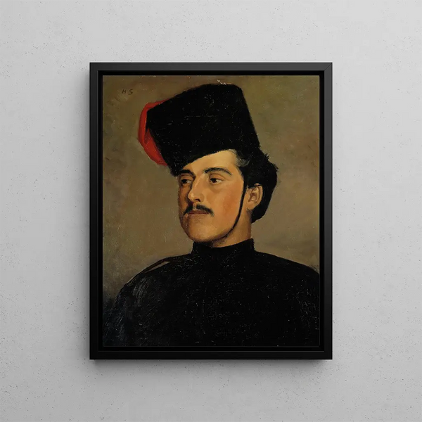 Helene Schjerfbeck - The Cossack The Beautiful Cossack.webp