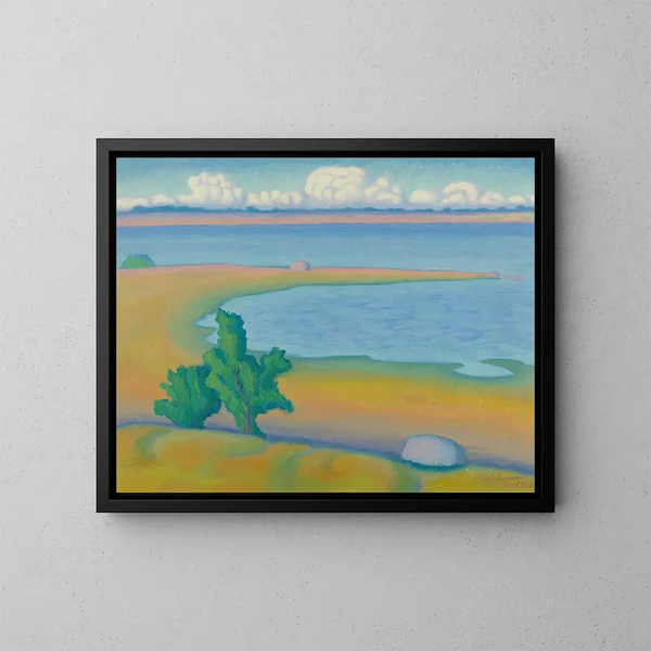Erde des Vorgebirges - Helge Johansson — gerahmtes Bild an der Wand