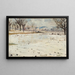 Winterlandschaft - Helmer Osslund — gerahmtes Bild an der Wand