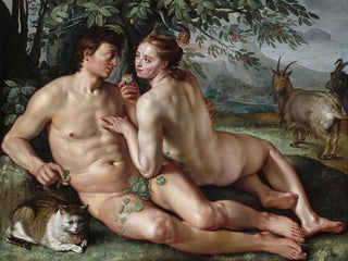 La Chute de l'Homme - Hendrick Goltzius — vista dell’opera