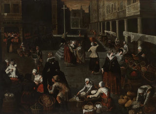 Hendrick Van Steenwijk The Elder - Market Scene.webp