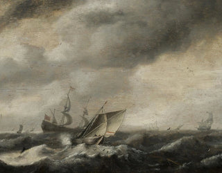 Hendrick van Anthonissen - Ships on the sea.webp