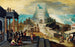 La Tour de Babel - Hendrick van Cleve III — Ansicht des Kunstwerks