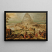 La Tour de Babel (Conflit de cas) - Hendrick van Cleve III — quadro incorniciato alla parete