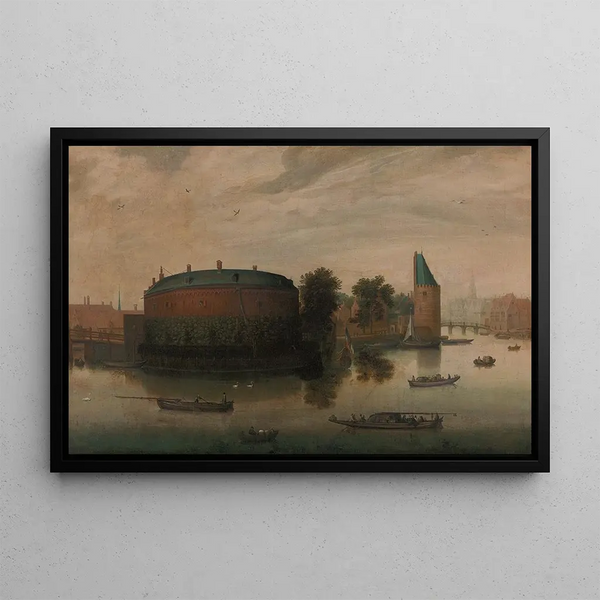 Hendrik Cornelisz Vroom - Gezicht op de BinnenAmstel met het Rondeel.webp