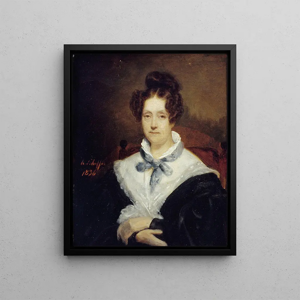 Hendrik Scheffer - Portrait de Cornlia SchefferLamme.webp