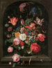 Vase de fleurs dans une niche - Hendrik Schoock — Ansicht des Kunstwerks