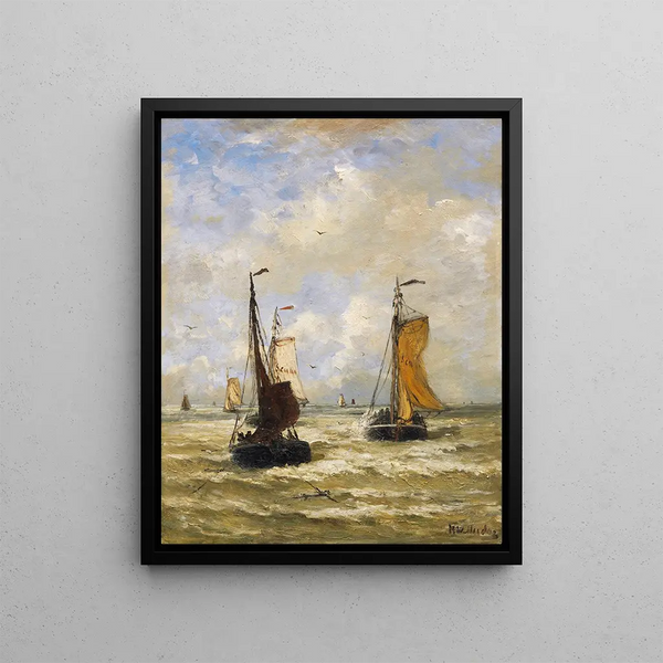 Hendrik Willem Mesdag - Die Rckkehr der Fischer.webp