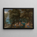 Diane discovers Callisto's fault - Hendrik de Clerck — framed artwork on a wall