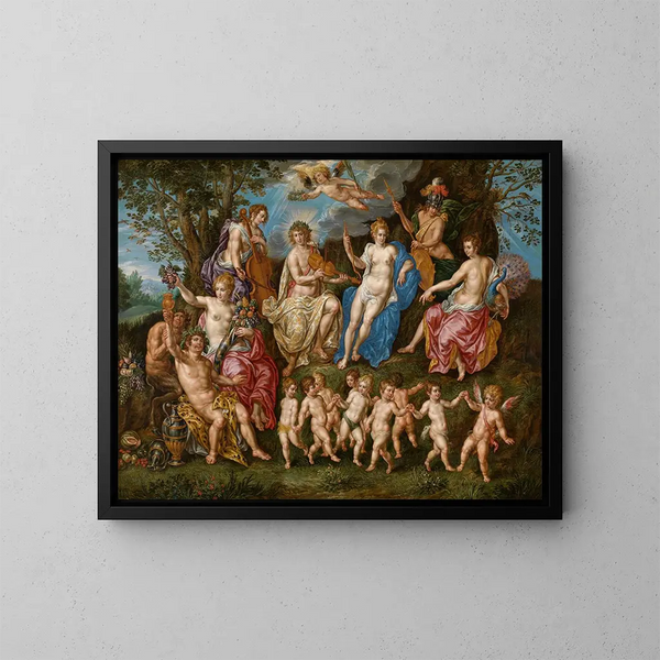 Parnasse - Hendrik de Clerck — gerahmtes Bild an der Wand