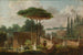 Paesaggio romano con personaggi - Henri-Désiré Van Blarenberghe — vista dell’opera