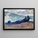 Boote am Strand - Henri-Edmond Cross — gerahmtes Bild an der Wand