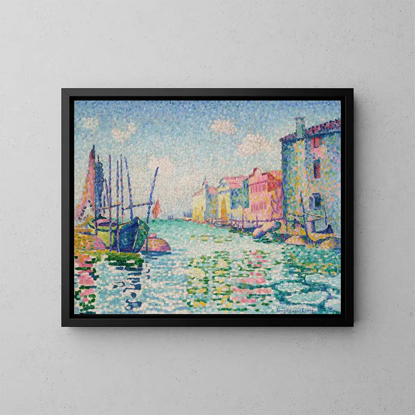 Canal du Ponte Lungo - Henri-Edmond Cross — quadro incorniciato alla parete