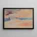 Embarcation sur la mer - Henri-Edmond Cross — gerahmtes Bild an der Wand