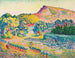 Landschaft mit Cap Nègre - Henri-Edmond Cross — Ansicht des Kunstwerks
