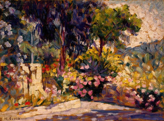 Die blumige Terrasse - Henri-Edmond Cross — Ansicht des Kunstwerks