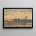 Vue de Moulins - Henri-Joseph Harpignies — gerahmtes Bild an der Wand