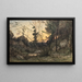 Eine Lichtung bei Sonnenuntergang - Henri-Joseph Harpignies — gerahmtes Bild an der Wand