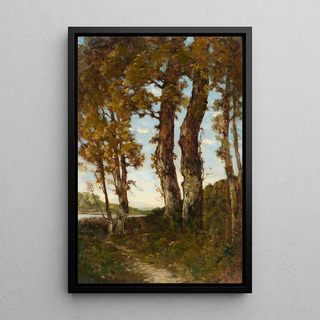 HenriJoseph Harpignies - Arbres au bord de la Loire.webp