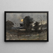 Klarer Mond - Henri-Joseph Harpignies — gerahmtes Bild an der Wand
