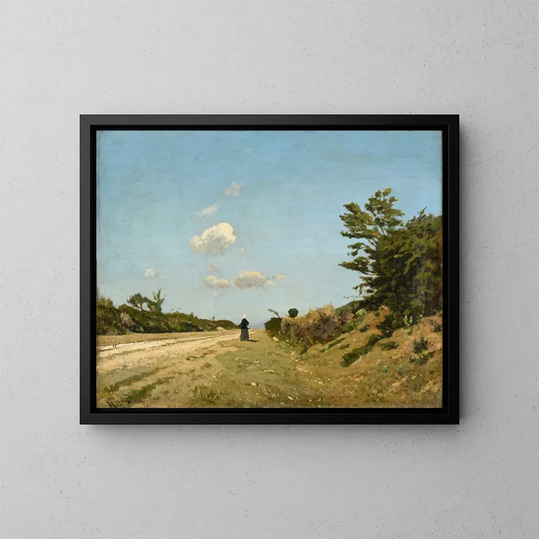 Souvenir de l'Yonne - Henri-Joseph Harpignies — quadro incorniciato alla parete