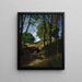 Abeti ai Trembleaux, Marlotte - Henri - Joseph Harpignies — quadro incorniciato alla parete