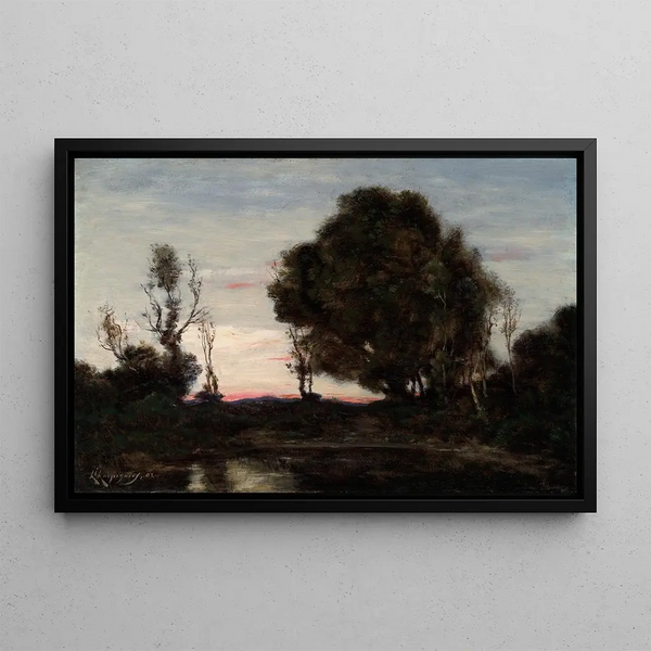 HenriJoseph Harpignies - Landscape at Dusk.webp