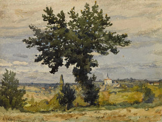 HenriJoseph Harpignies - Larbre au bord du chemin.webp