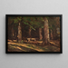Le Banc - Henri-Joseph Harpignies — gerahmtes Bild an der Wand