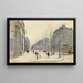 Le boulevard Saint-Germain, Paris - Henri-Joseph Harpignies — gerahmtes Bild an der Wand
