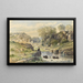 Il Pescatore - Henri-Joseph Harpignies — quadro incorniciato alla parete