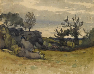 HenriJoseph Harpignies - Le vallon.webp
