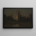 Lever de lune - Henri-Joseph Harpignies — quadro incorniciato alla parete