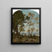 Landschaft des Südens - Henri-Joseph Harpignies — gerahmtes Bild an der Wand