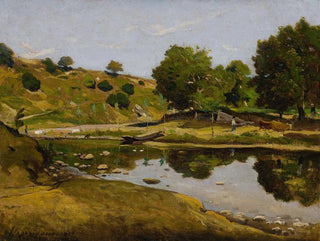 HenriJoseph Harpignies - The River.webp