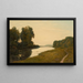 Ansicht eines Bachs - Henri-Joseph Harpignies — gerahmtes Bild an der Wand