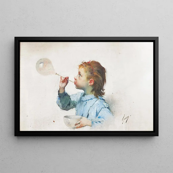 HenriJulesJean Geoffroy - Fillette la bulle de savon.webp