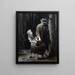 Jean Valjean e Cosette - Henri Jules Jean Geoffroy — quadro incorniciato alla parete