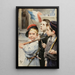 Le drapeau français - Henri Jules Jean Geoffroy — gerahmtes Bild an der Wand