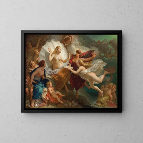 La Nascita di Venere - Henri-Pierre Picou — quadro incorniciato alla parete