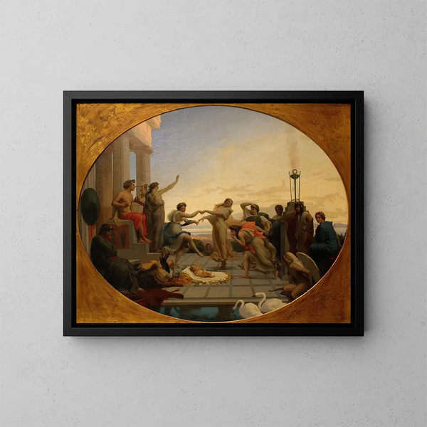 La nascita di Pindaro - Henri-Pierre Picou — quadro incorniciato alla parete