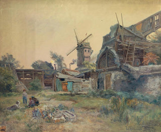 Moulins de Montmartre - Henri Arthur Bonnefoy — Ansicht des Kunstwerks