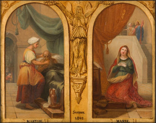 Henri Auguste Calixte Csar Serrur - Marthe et Marie.webp