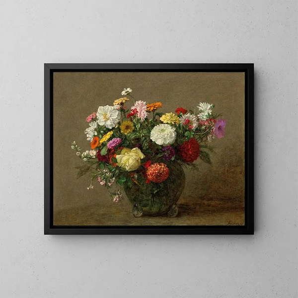Bouquet de jardin - Henri Fantin-Latour — quadro incorniciato alla parete