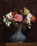 Blumen mit Kamelien und Tulpen - Henri Fantin-Latour — Ansicht des Kunstwerks
