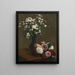 Blumen Kamille und Dahlien - Henri Fantin-Latour — gerahmtes Bild an der Wand