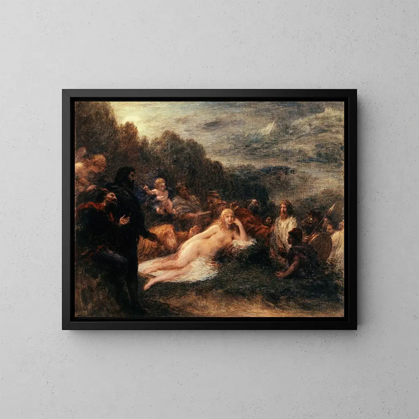 Hélène - Henri Fantin-Latour — quadro incorniciato alla parete